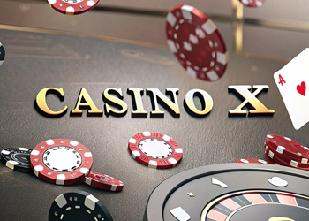Логотип Casino X для разнообразных слотов и бонусов