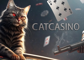 Логотип CatCasino для ярких слотов и быстрых выплат