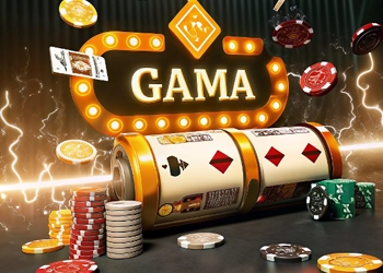 Логотип Gama для современных игр и бонусов