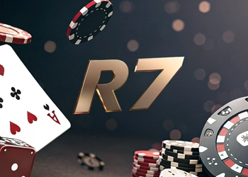 Логотип R7 для динамичных игр и бонусов